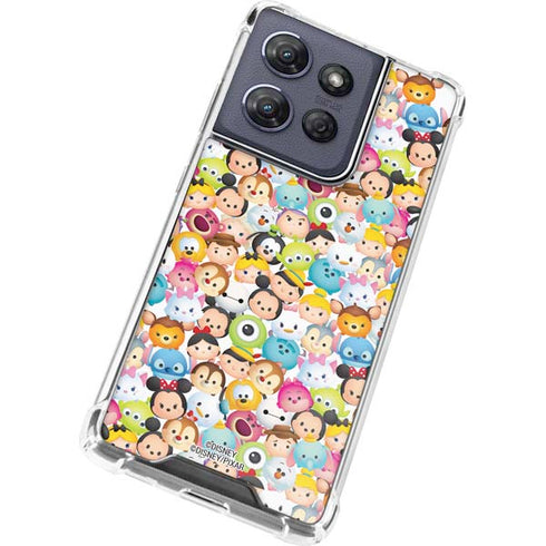 Disney Tsum Tsum Animated Characters Moto G Play 5G (2025) Clear Case